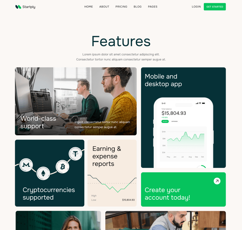 Startply X - Features Page - Multi-Purpose Startup Webflow Template