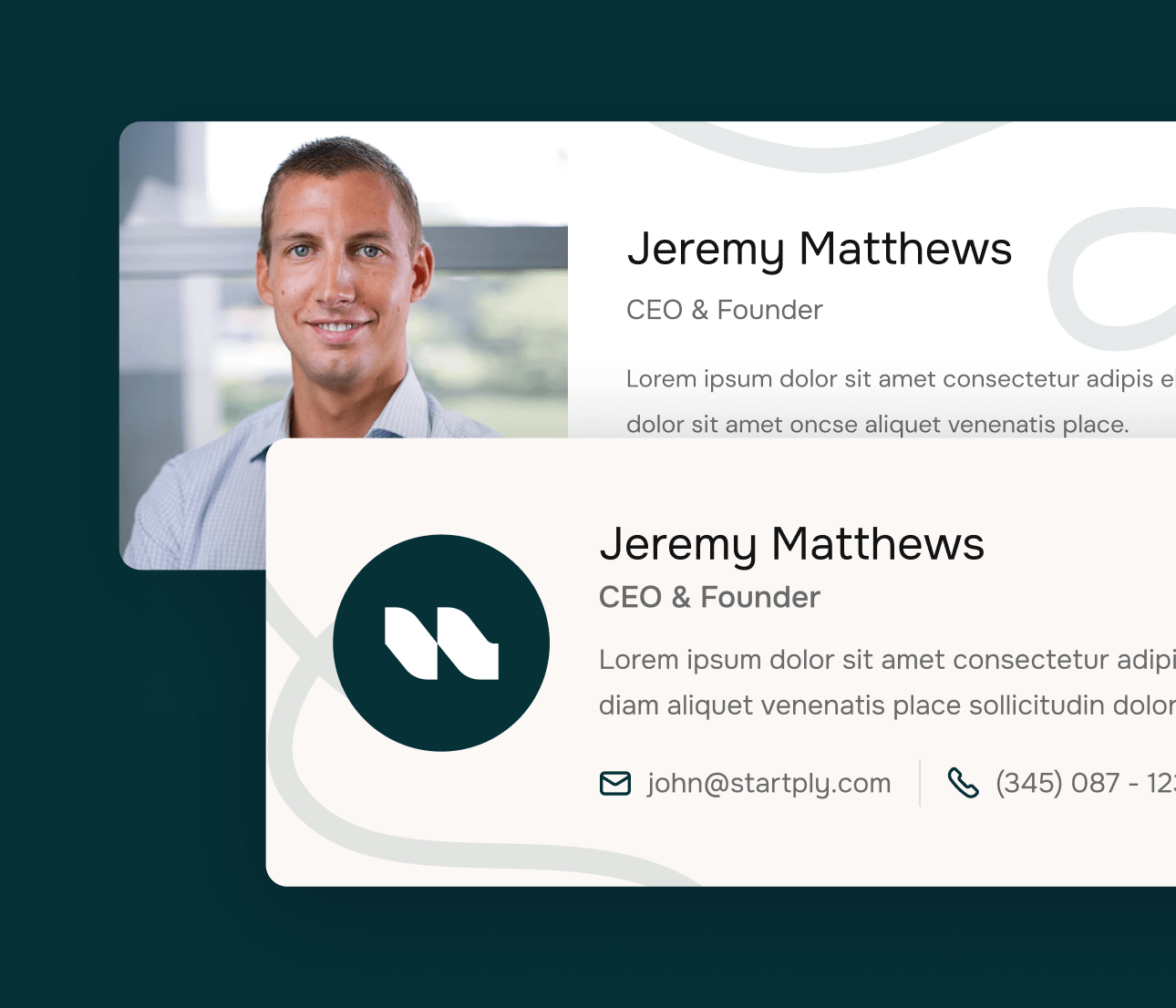 Startply X - Email Signature - Multi-Purpose Startup Webflow Template