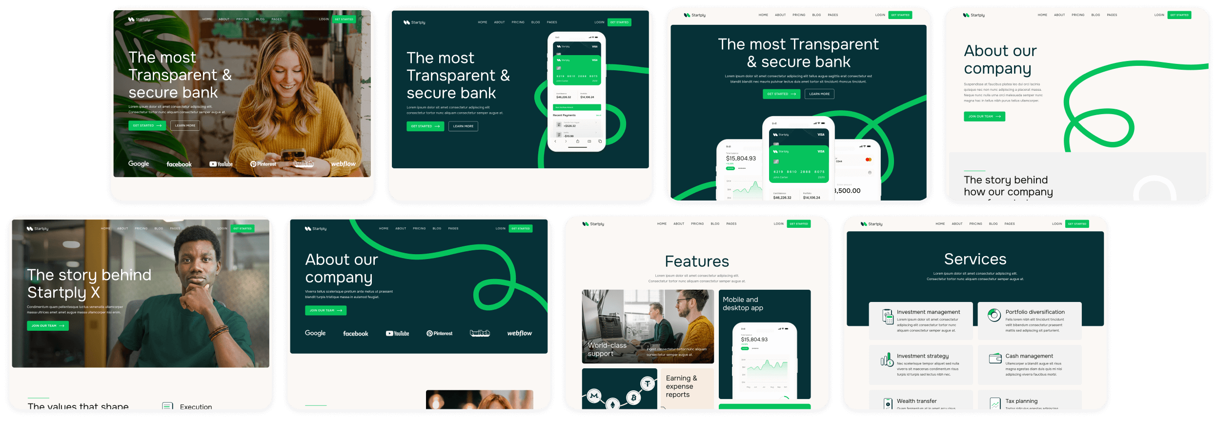 Startply X - Buy Now On Webflow - Multi-Purpose Startup Webflow Template