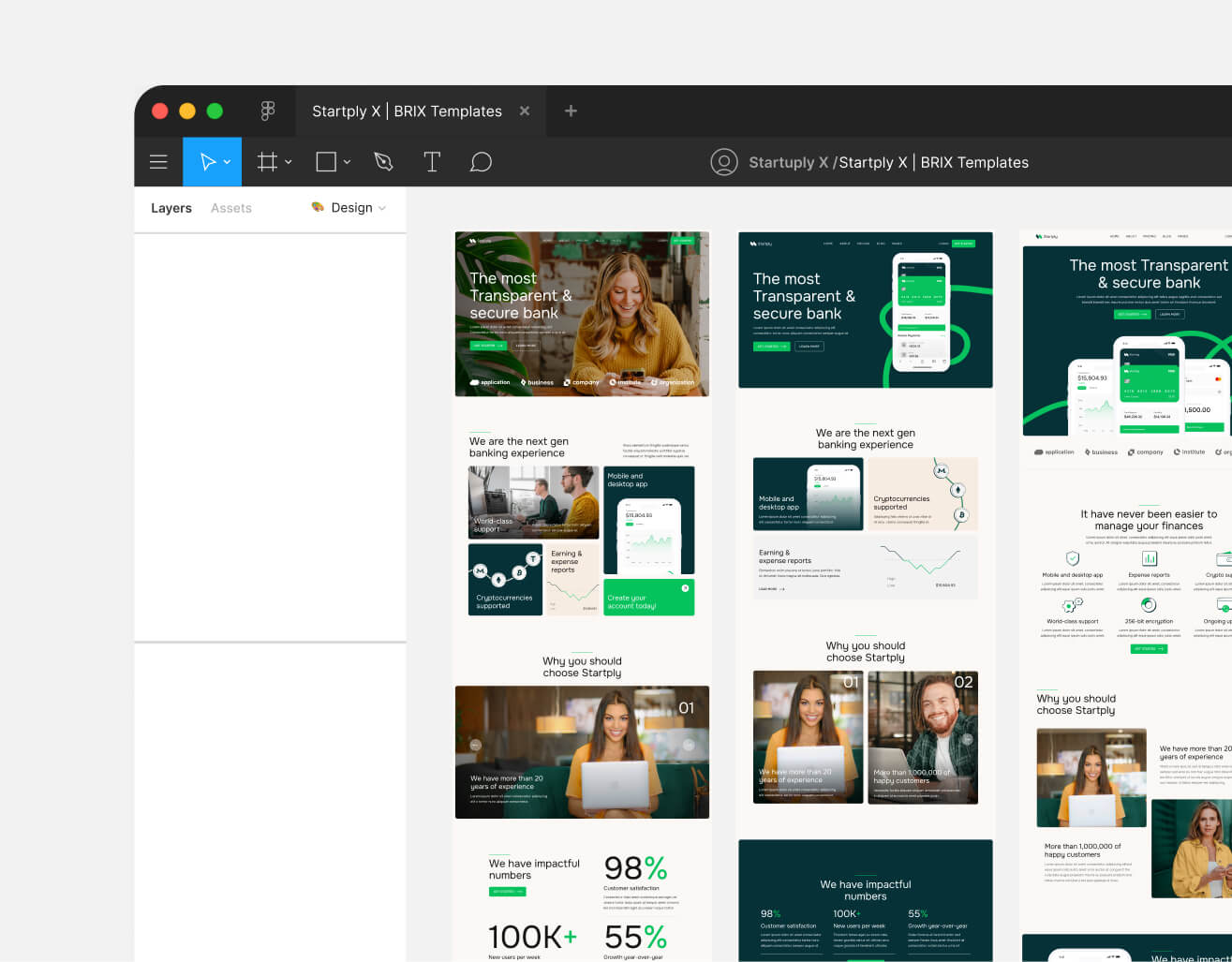 Figma File Included - Startply X Webflow Template