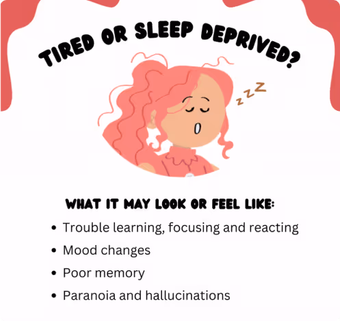 Tired or sleep deprived