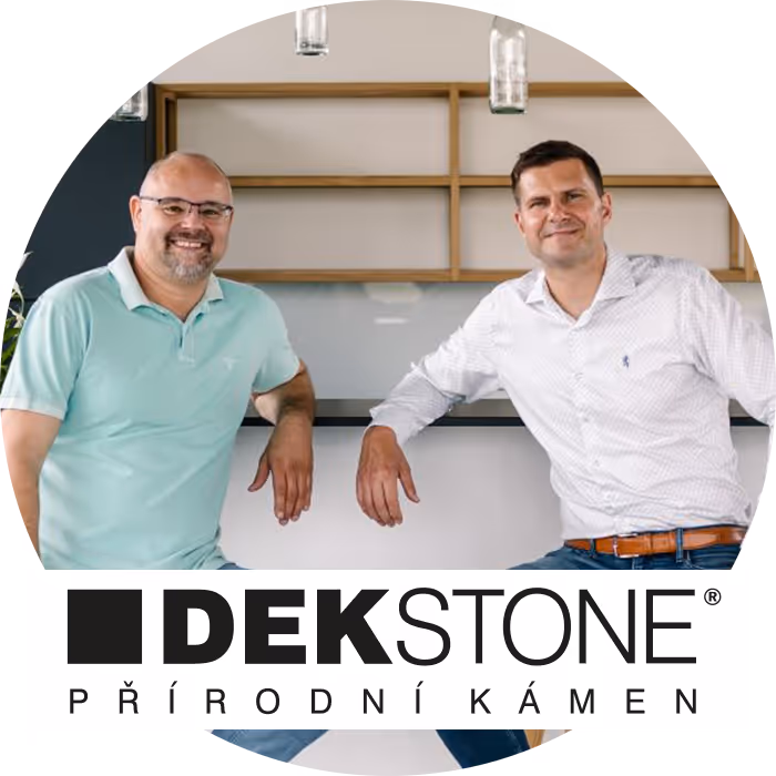 Jindřich Horák a Dušan Hlaváček DekStone přírodní kámen