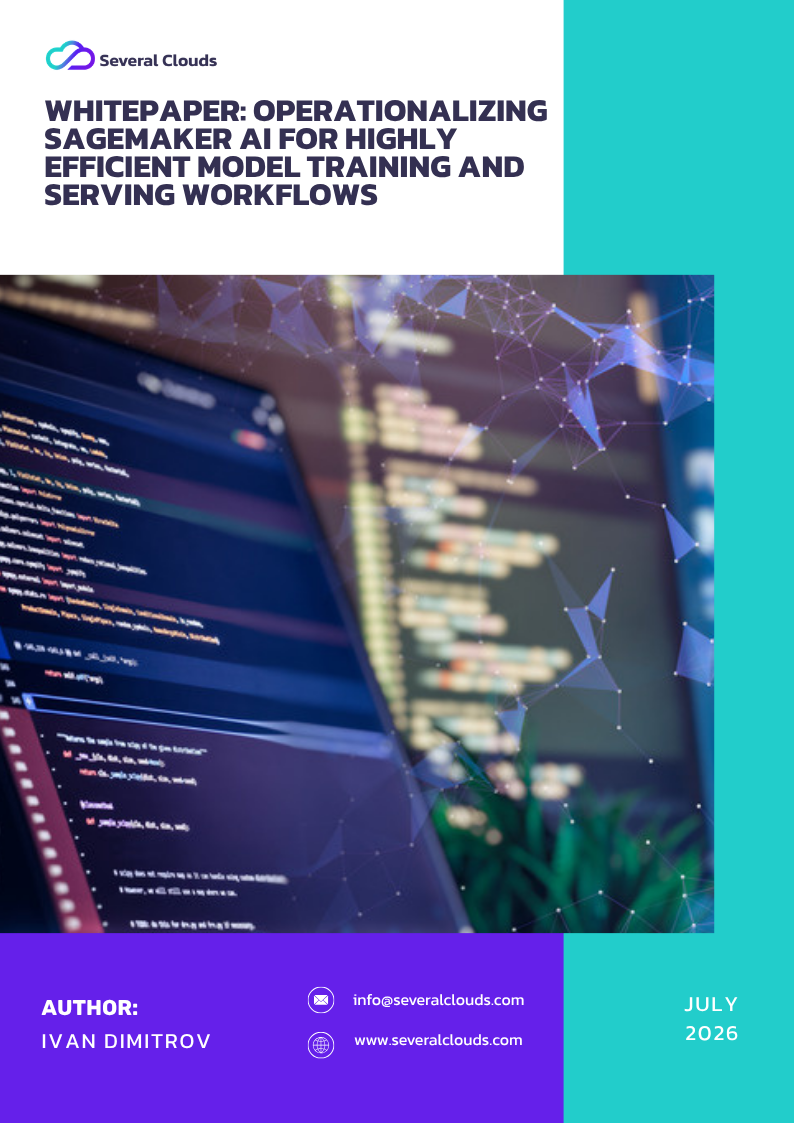 Whitepaper cover: Operationalizing SageMaker AI for Highly Efficient Model Training and Serving Workflows