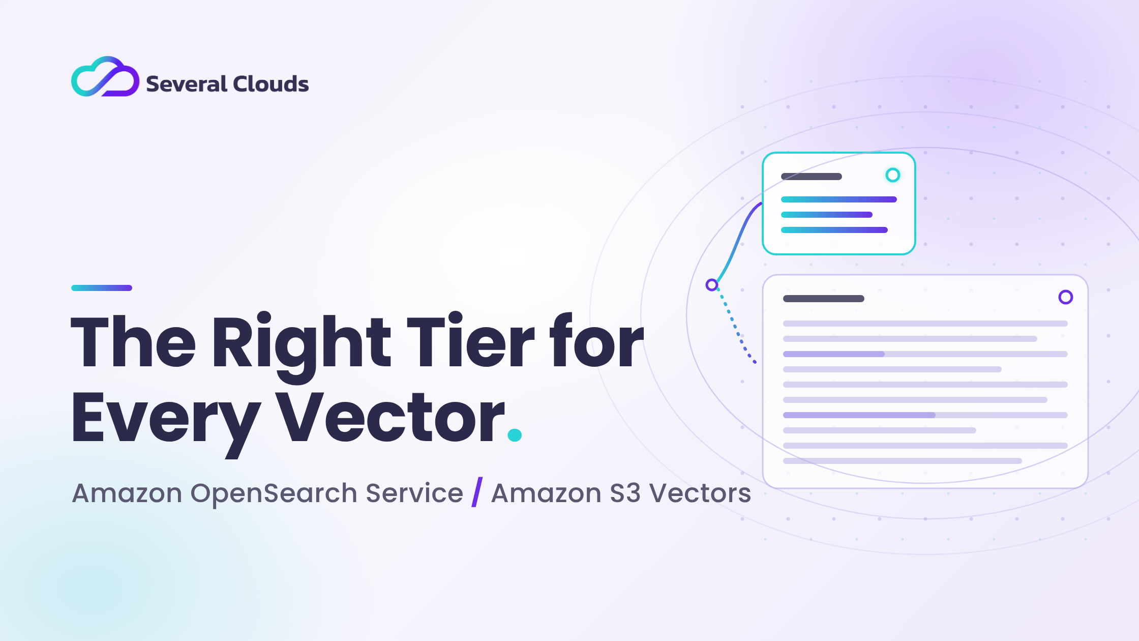 The Right Tier for Every Vector - Amazon OpenSearch Service and Amazon S3 Vectors