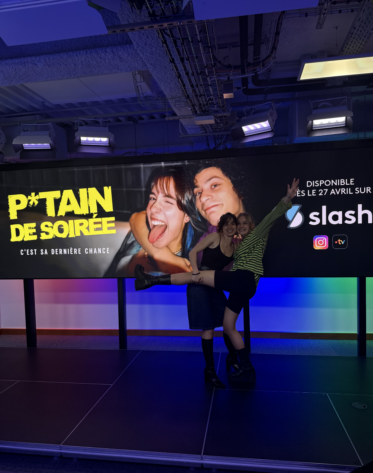 Studio Frangines lors de l'avant-première France TV de Putain de Soirée