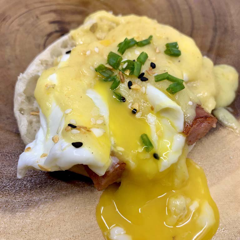 Andouille Eggs Benedict
