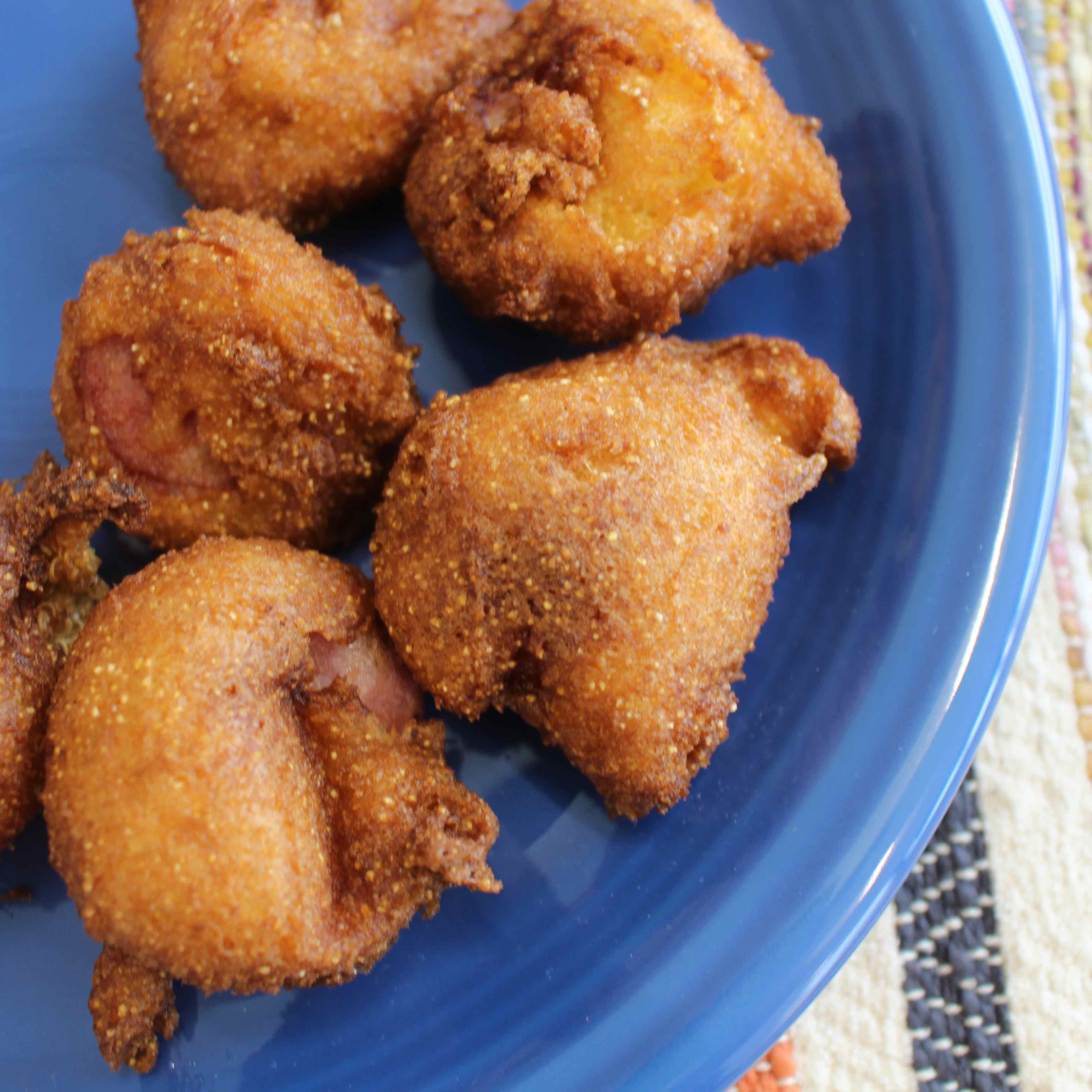Andouille Corn Poppers