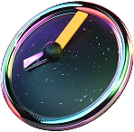 A 3d clock icon