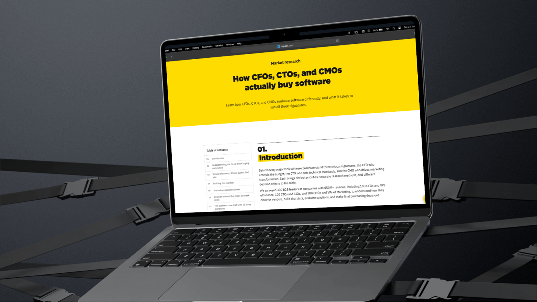 Wynter blog article layout featuring a sticky table of contents and reading progress bar designed in Webflow