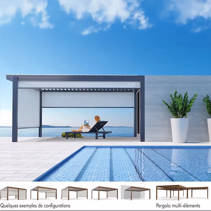 Pergola bioclimatique Originale Premium proposée par Prologis