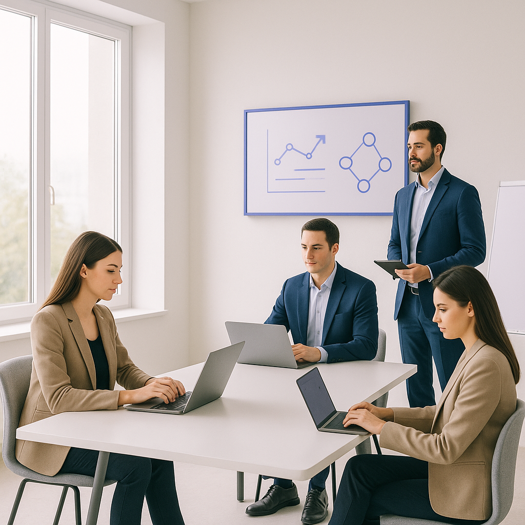 image of a collaborative workspace (for a b2b saas)