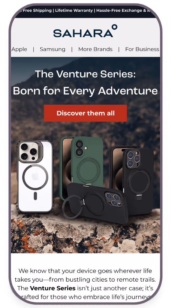 Sahara Case Sample Email 1