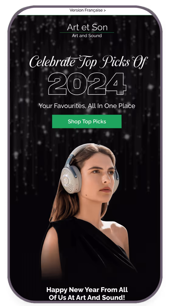 Art and Sound Sample Email 1