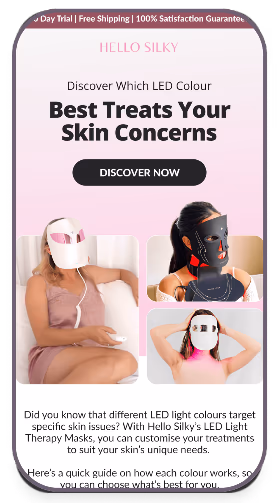 Hello Silky Sample Email 1