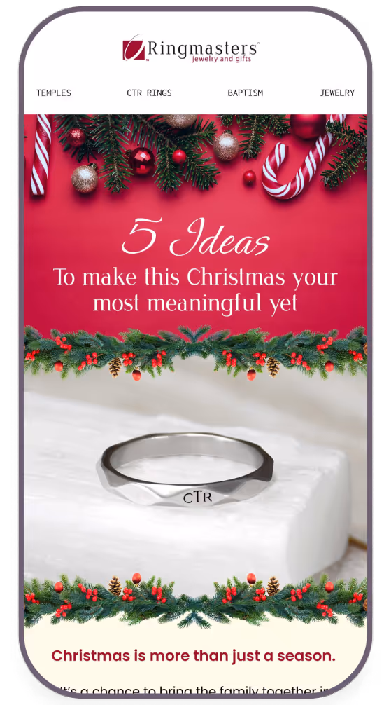 Ringmaster sample Email 2