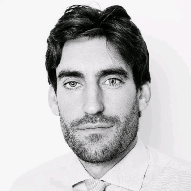 Tom Skinner black and white headshot