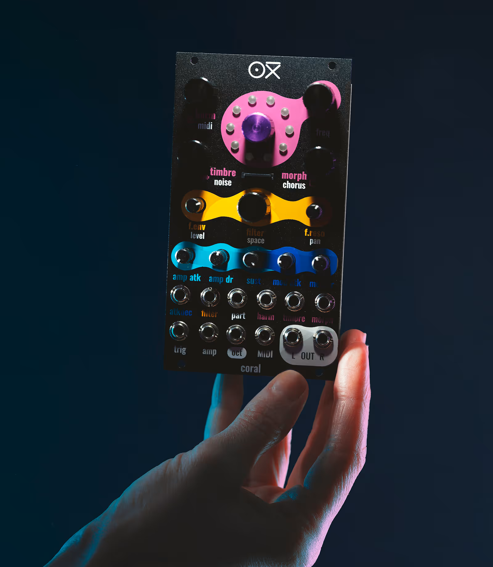 OXI Coral, Sound Engines, colored, photo