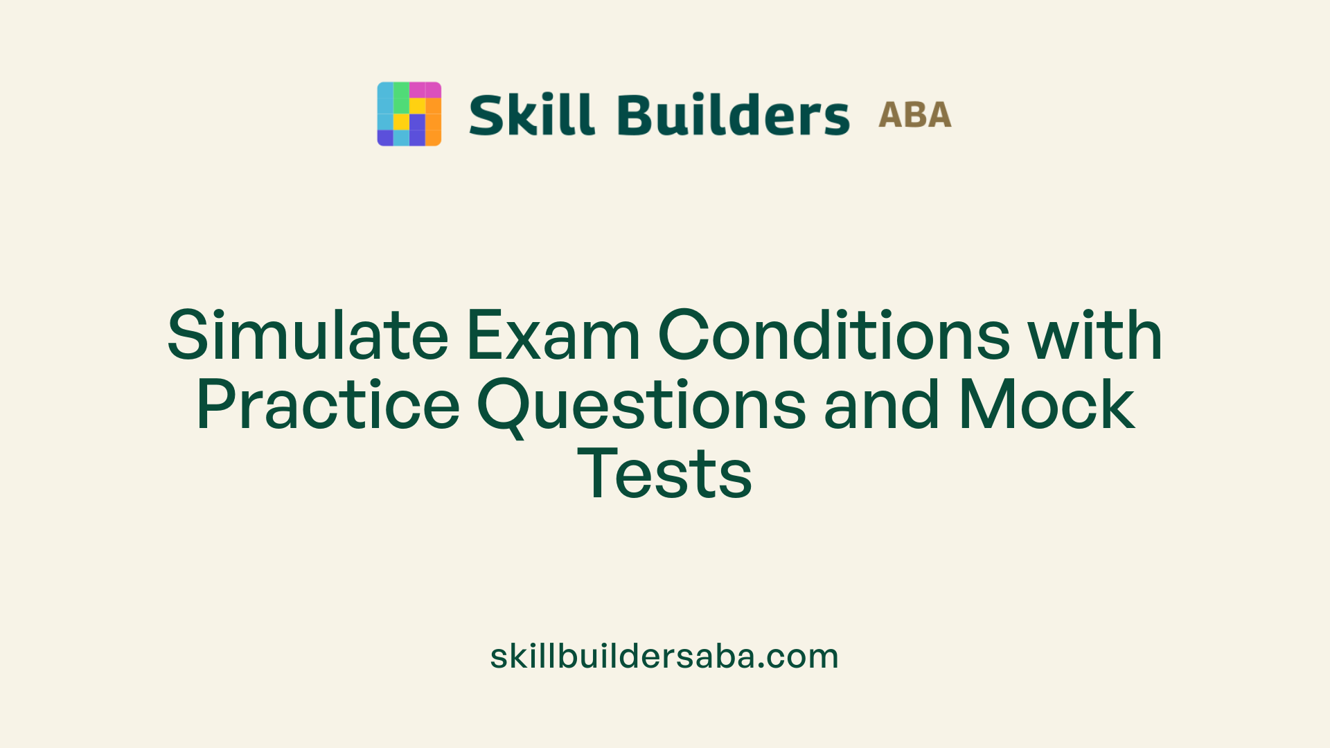 Simulate Exam Conditions with Practice Questions and Mock Tests