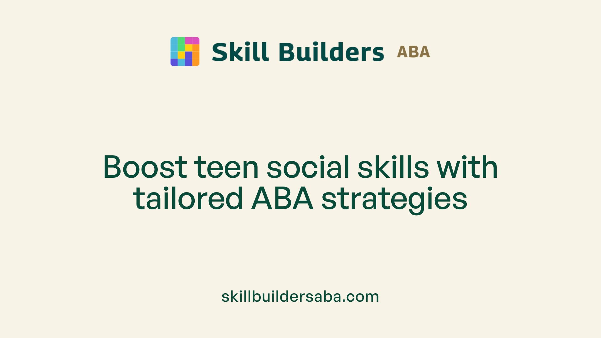 Boost teen social skills with tailored ABA strategies