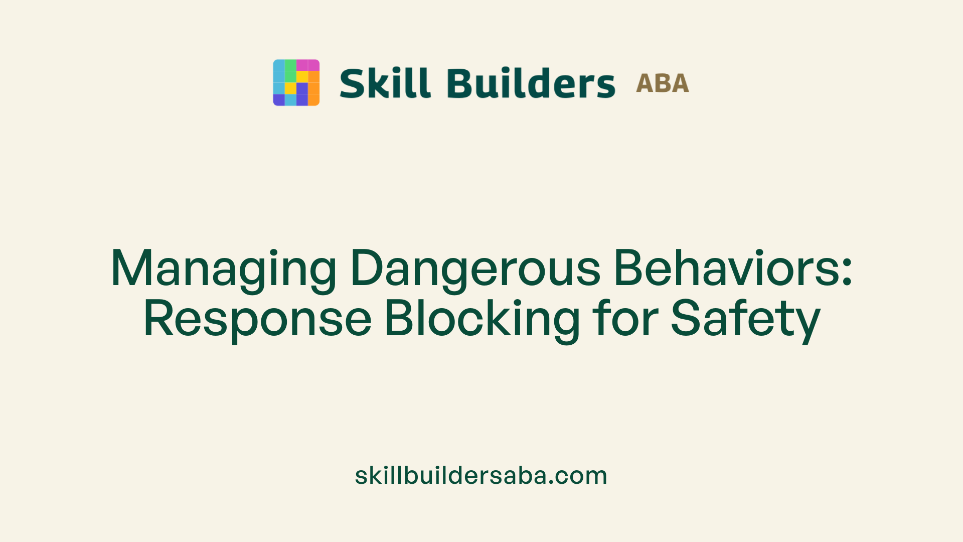 Managing Dangerous Behaviors: Response Blocking for Safety