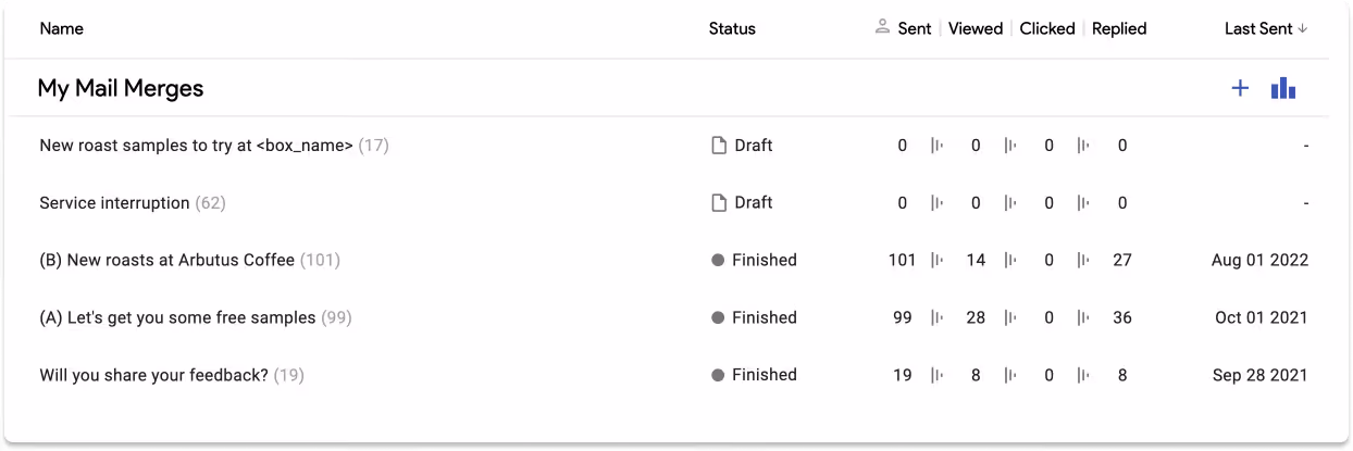 Streak multi-send solution inside Gmail