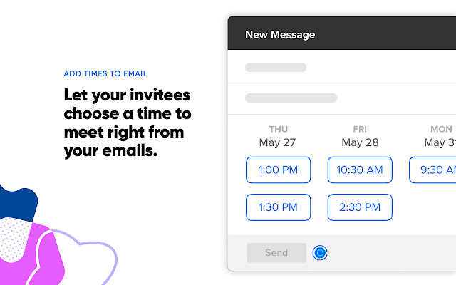 Calendly: let invitees choose a time to meet right from your emails in Gmail