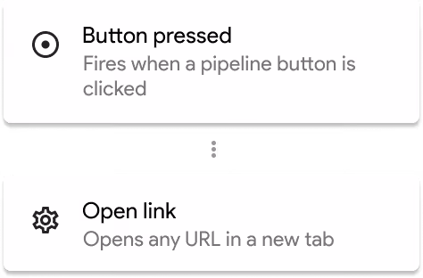 A screenshot showing the Open Link Streak action button