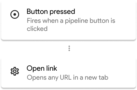 A screenshot showing the Open Link Streak action button