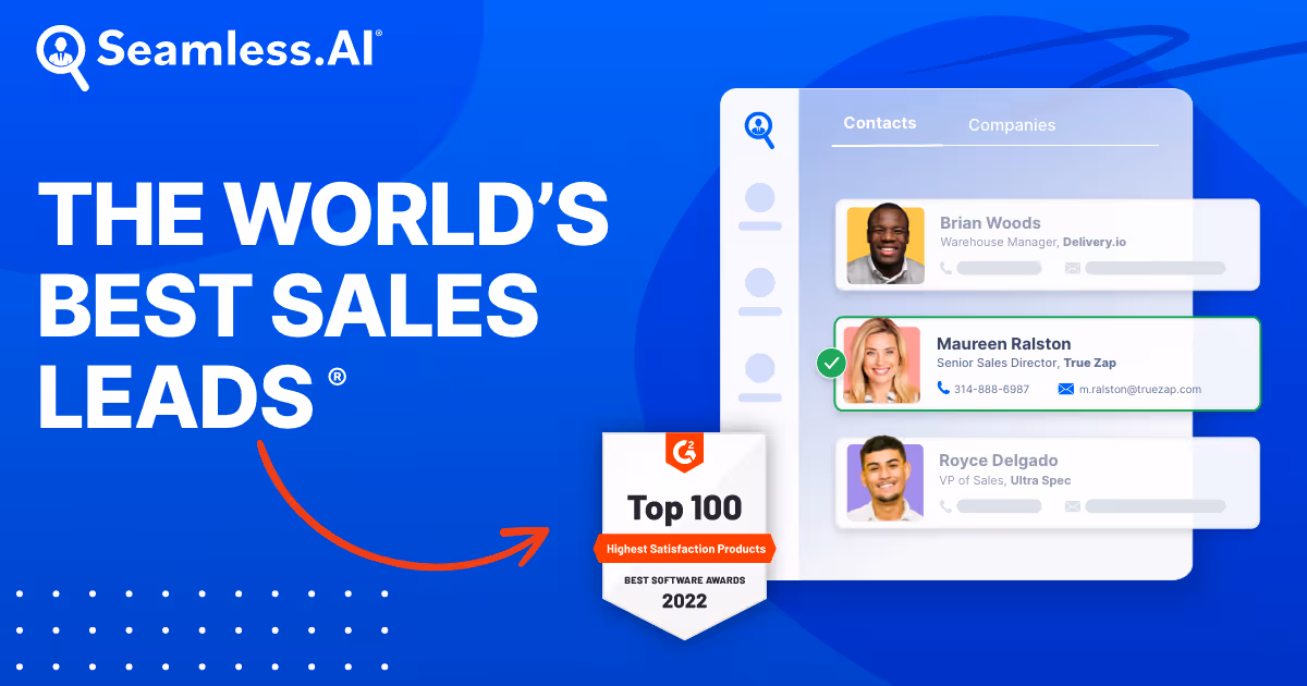 Seamless.AI - Best AI Sales Software & Business Leads Platform