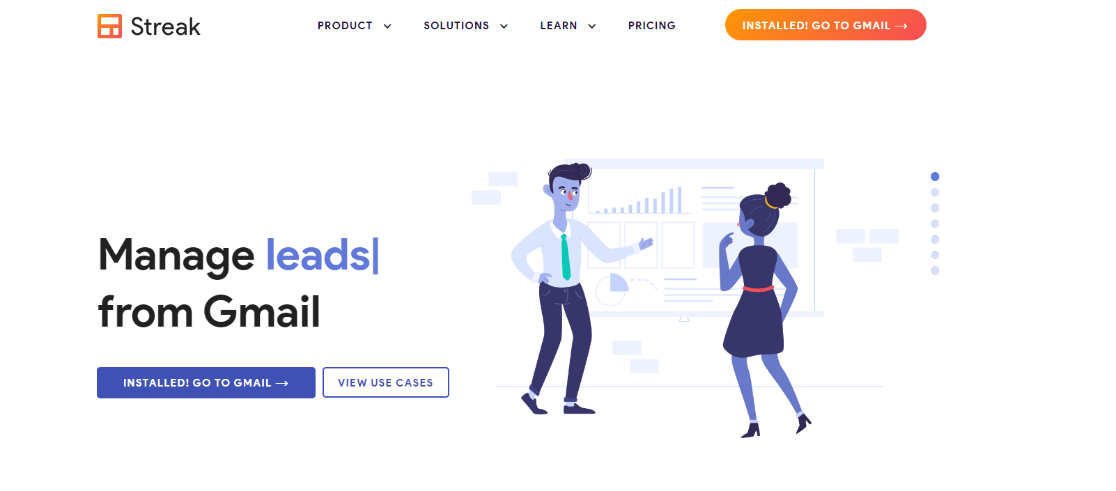 Streak CRM - integrates with Gmail interface