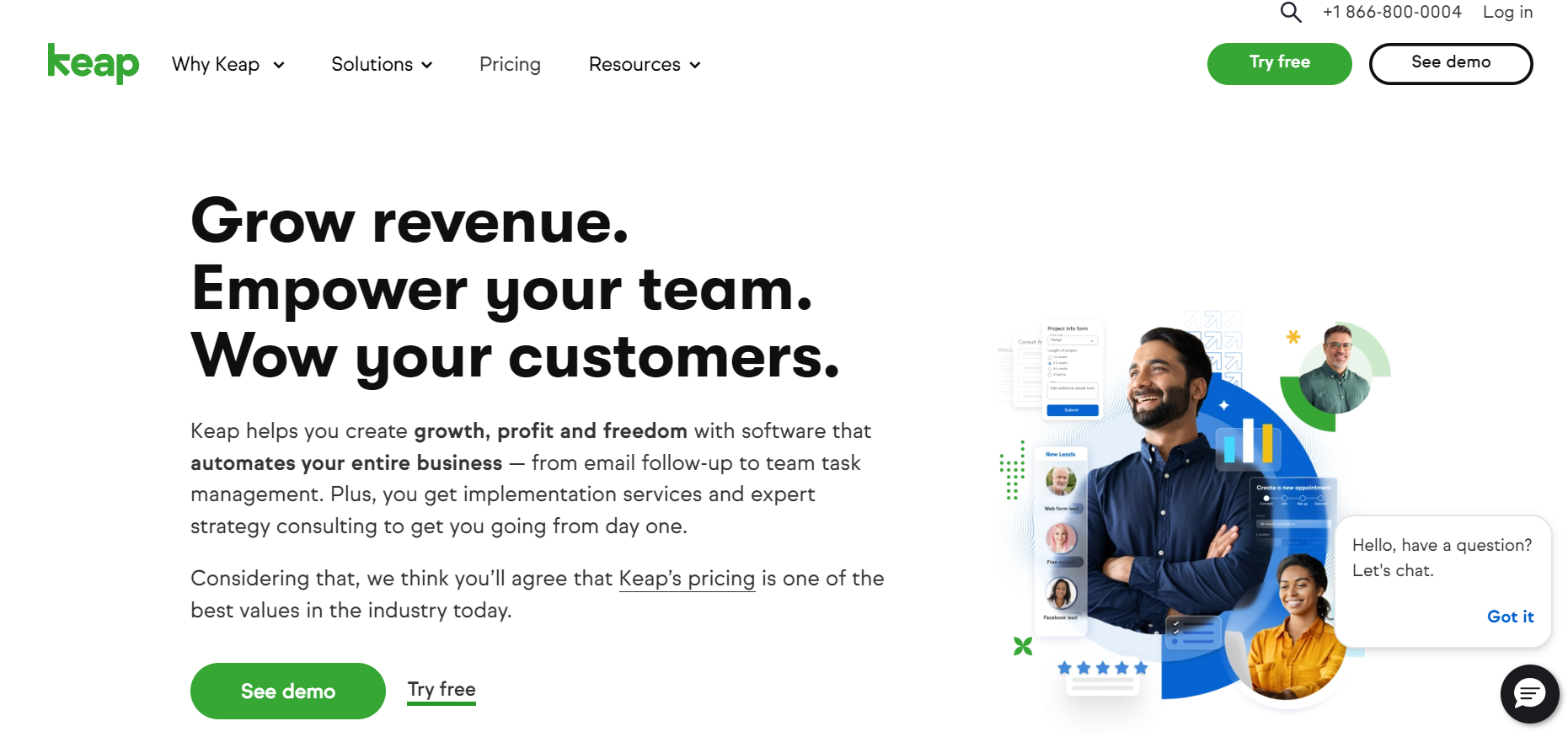 Keap is another viable platform that functions as a CRM