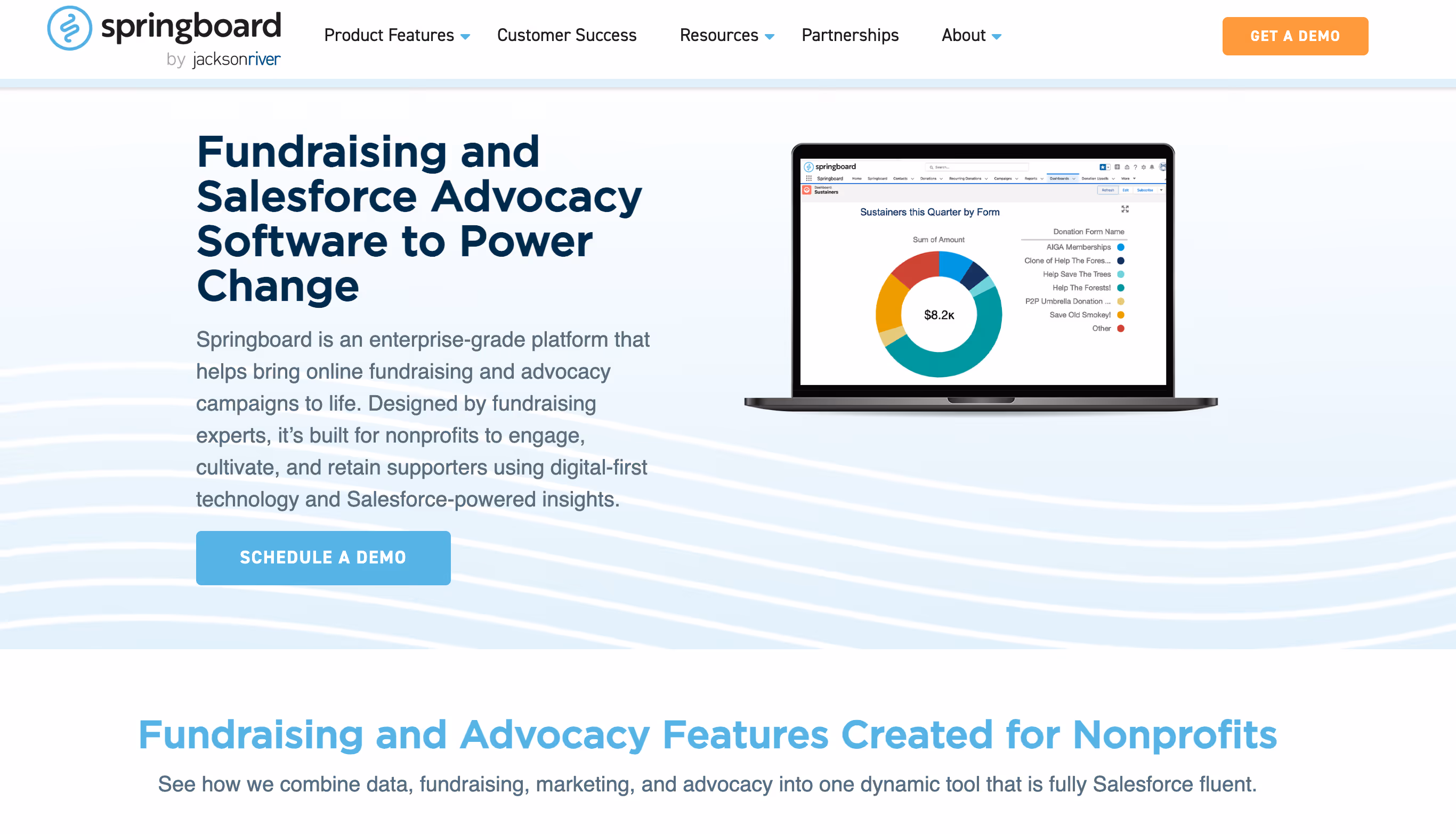 Springboard homepage