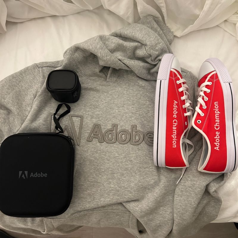 Adobe swag made for enterprise clients