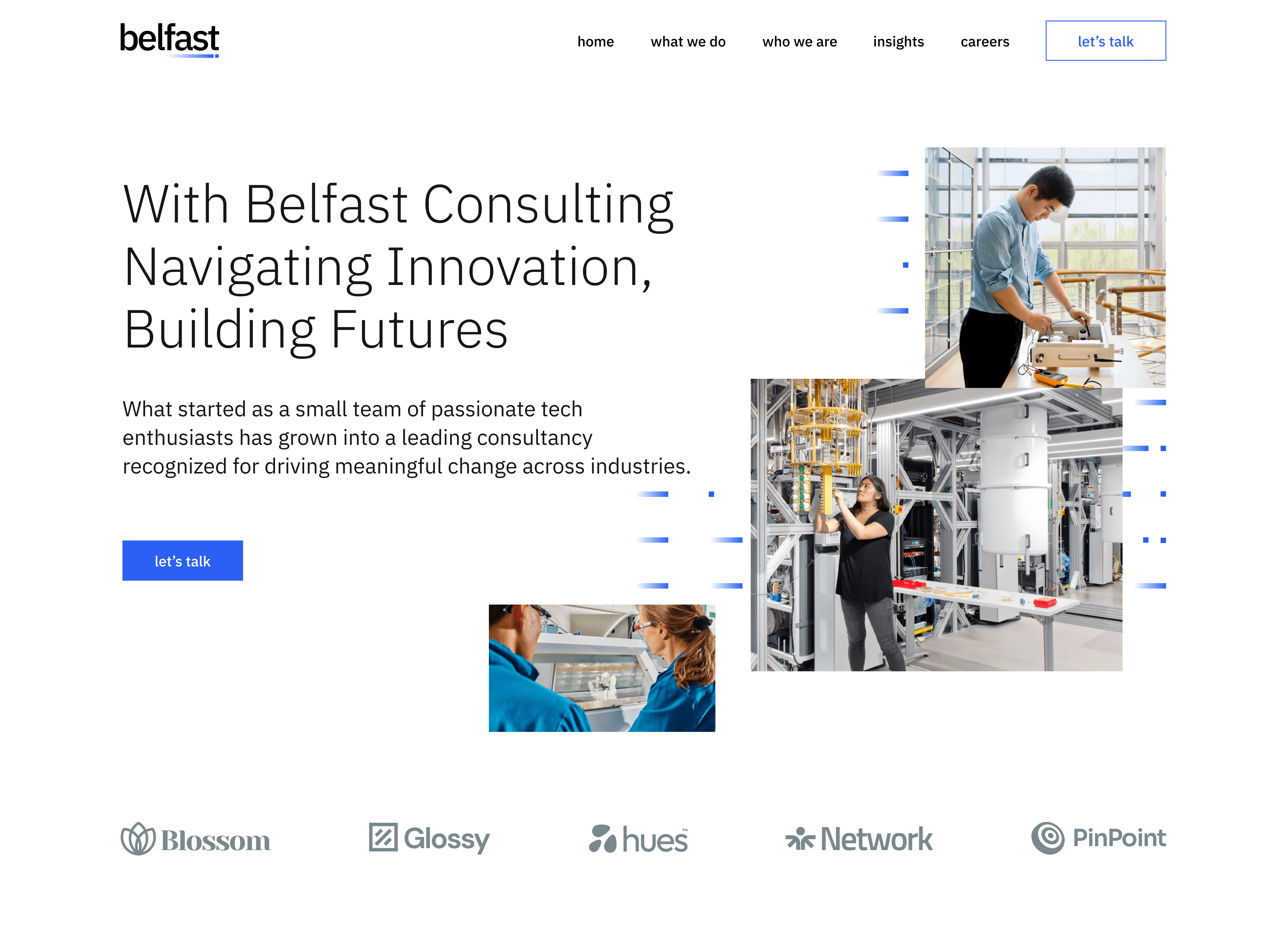 Consulting Webflow Template - Belfast - Designed by Azwedo.com and Wedoflow.com