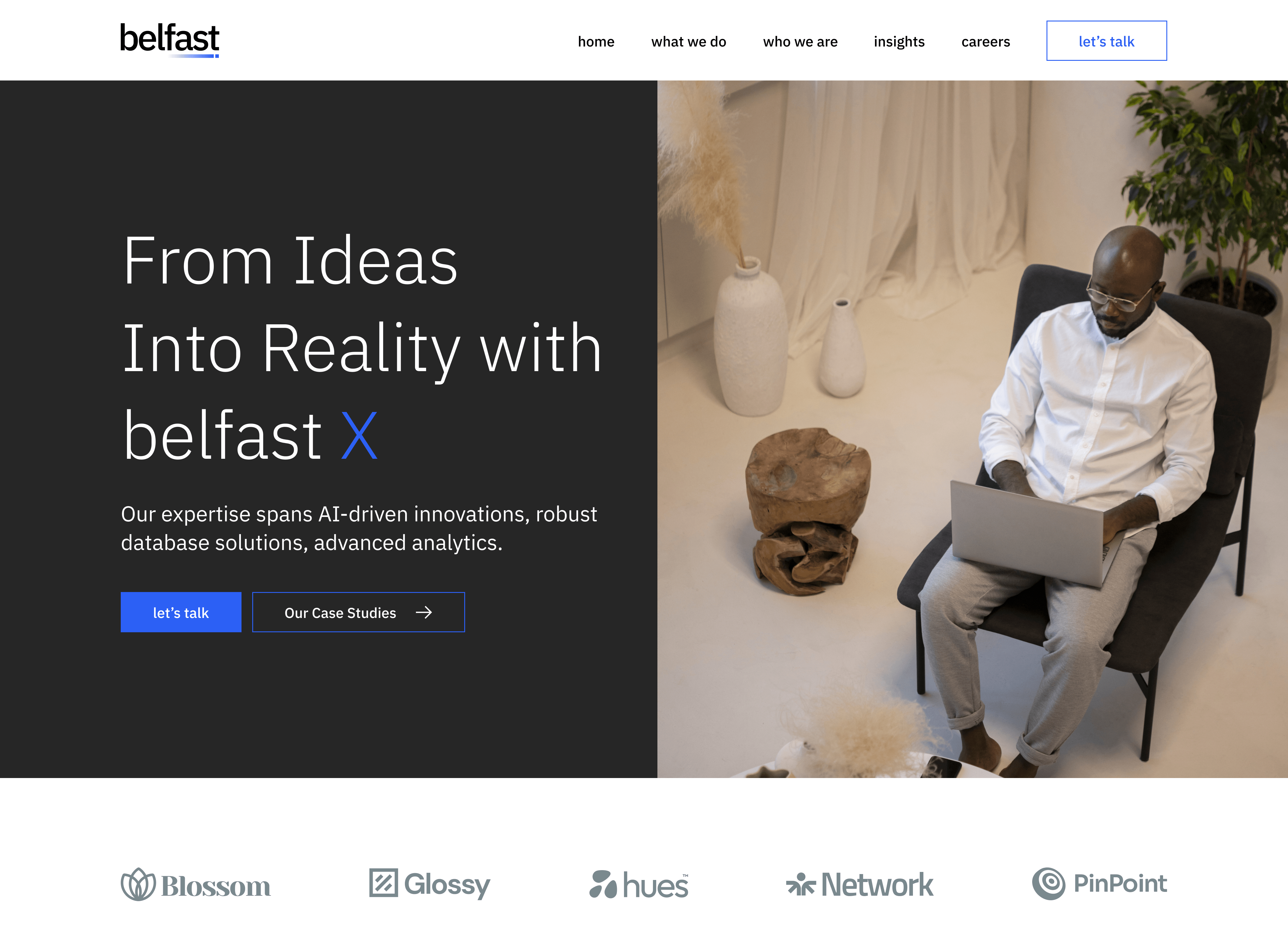 Consulting Webflow Template - Belfast - Designed by Azwedo.com and Wedoflow.com