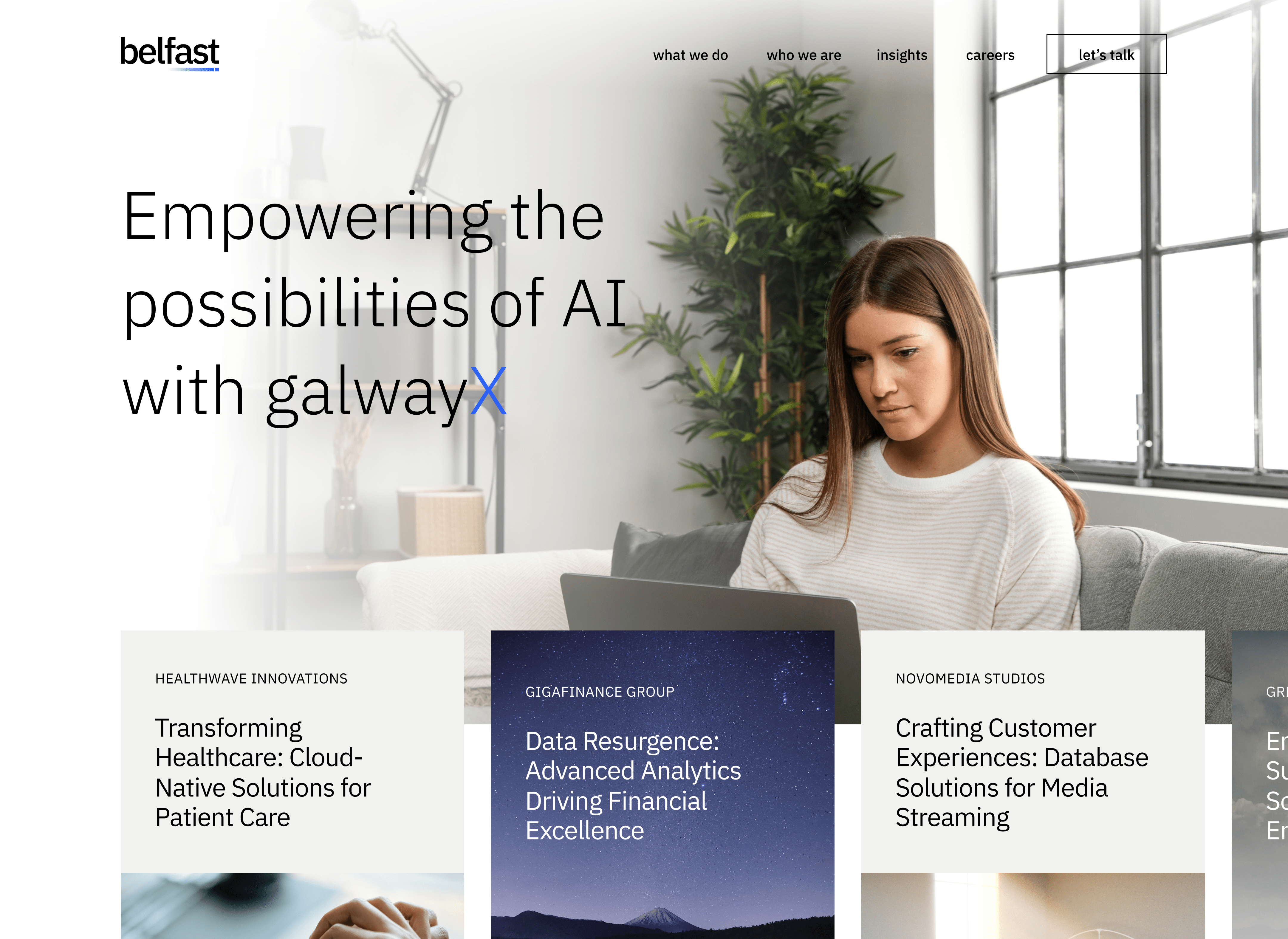 Consulting Webflow Template - Belfast - Designed by Azwedo.com and Wedoflow.com