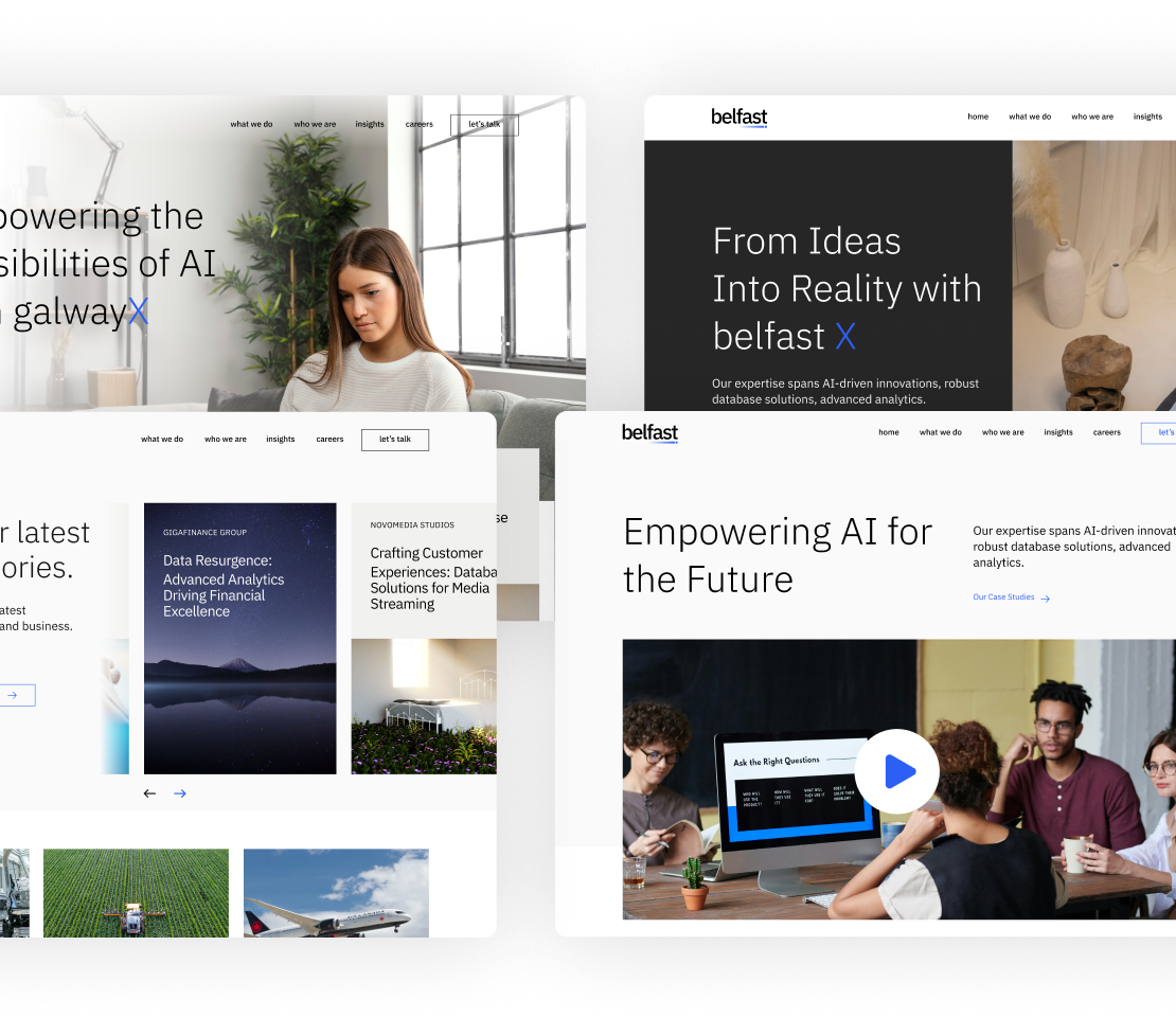 Consulting Webflow Template - Belfast - Designed by Azwedo.com and Wedoflow.com