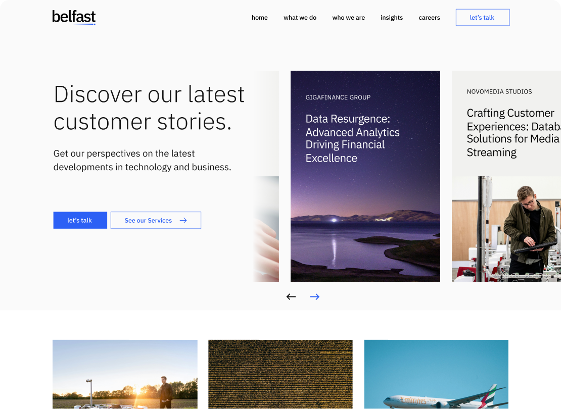 Consulting Webflow Template - Belfast - Designed by Azwedo.com and Wedoflow.com