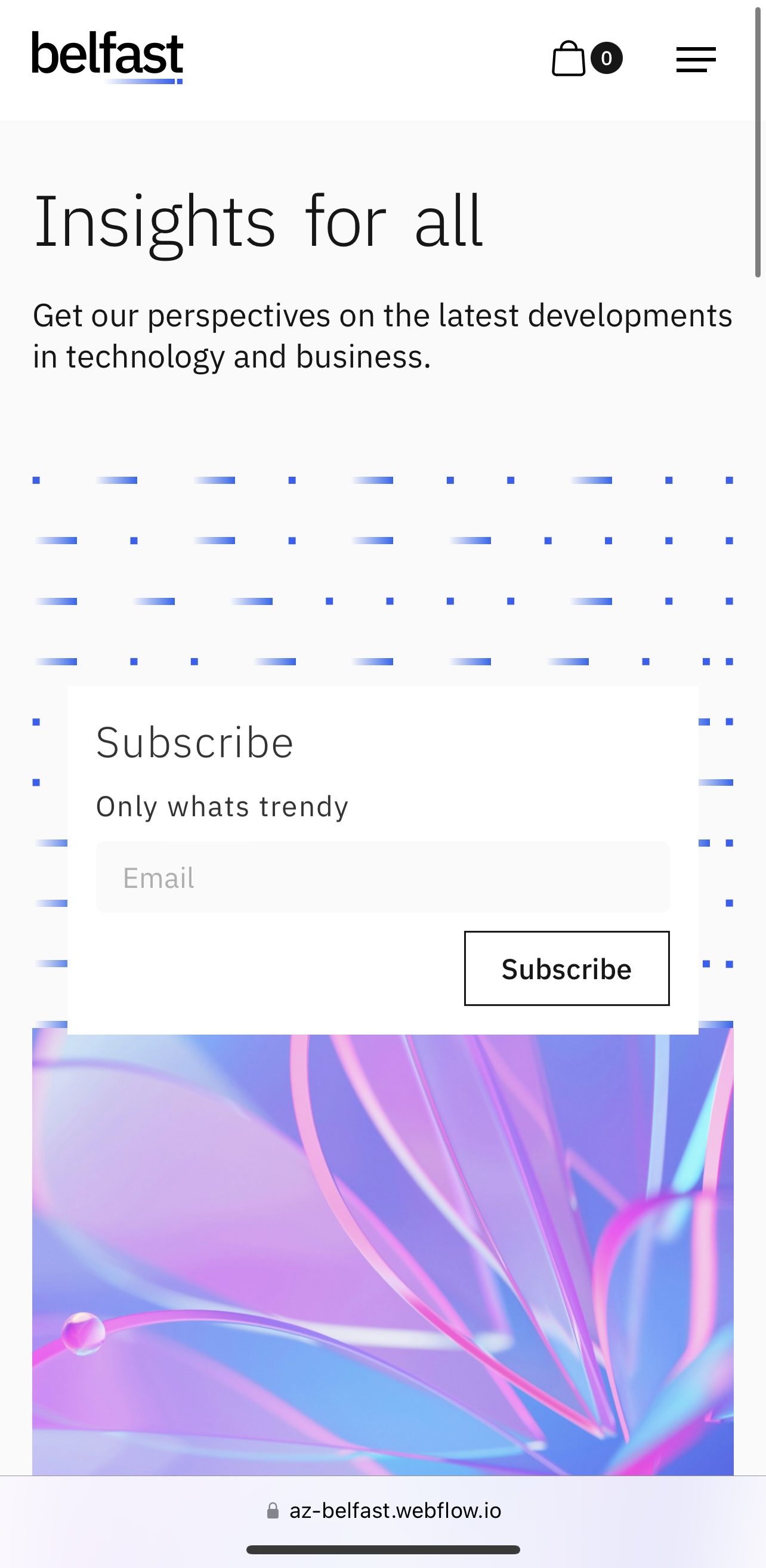 Consulting Webflow Template - Belfast - Designed by Azwedo.com and Wedoflow.com