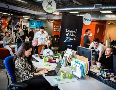 A snapshot of DMZ’s office in 2014. 