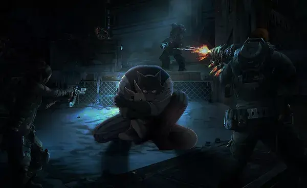 Still image from Loris's game Wolf & Lola.