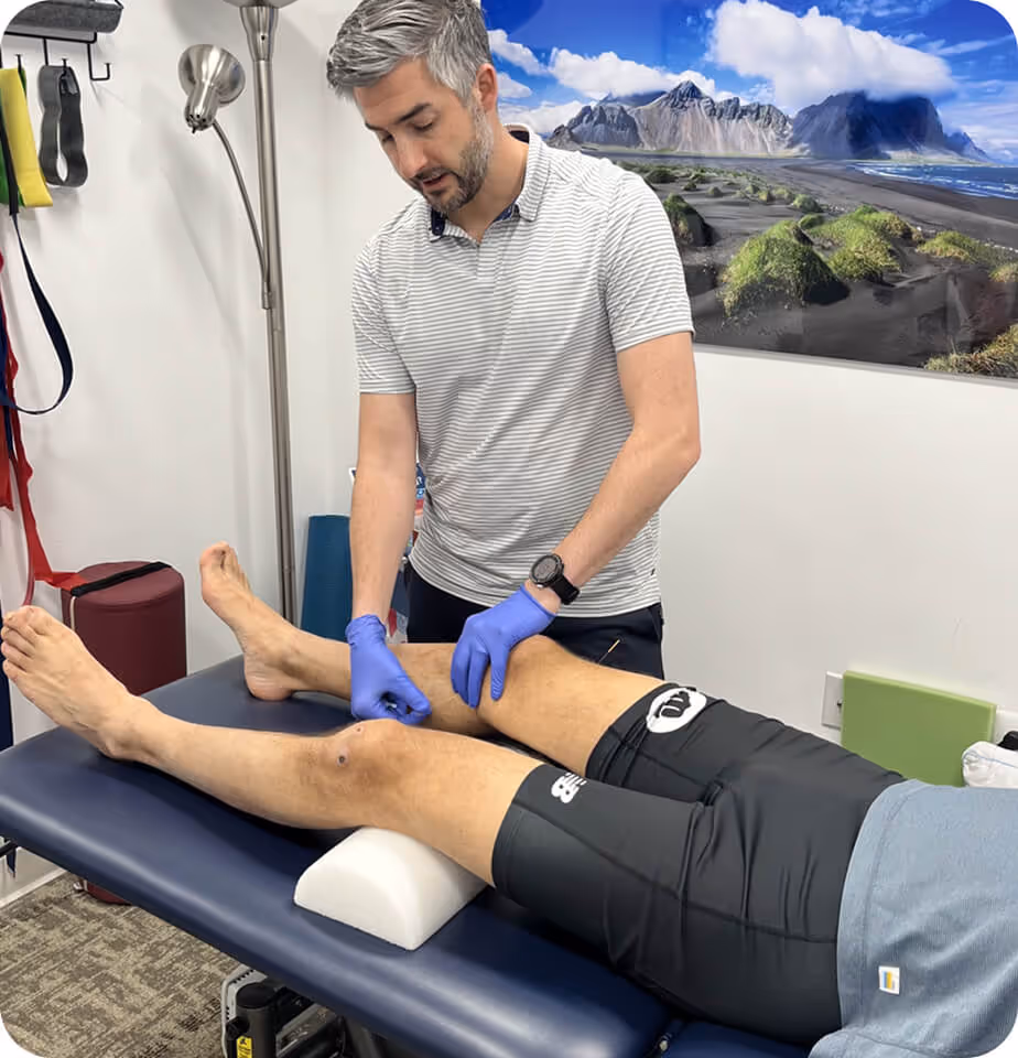 dry needling session at norton physical therapy in washington, dc