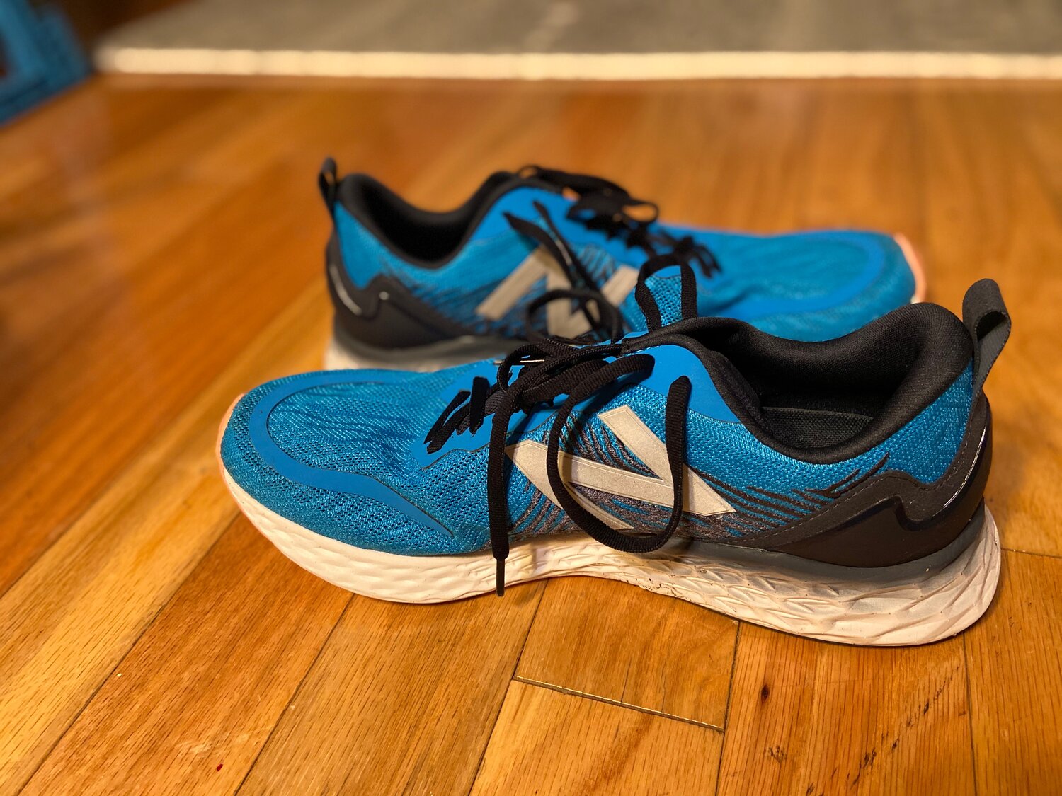 running shoes and running
