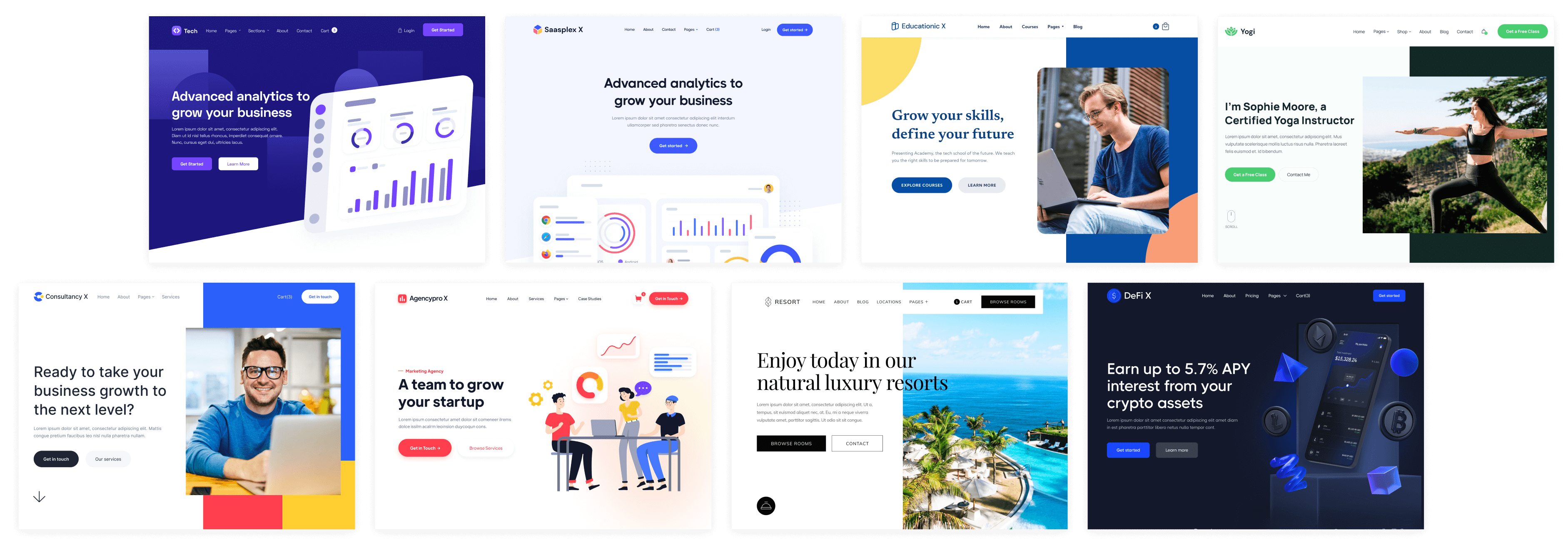Gymfit X - Browse all Templates - Gym Webflow Template