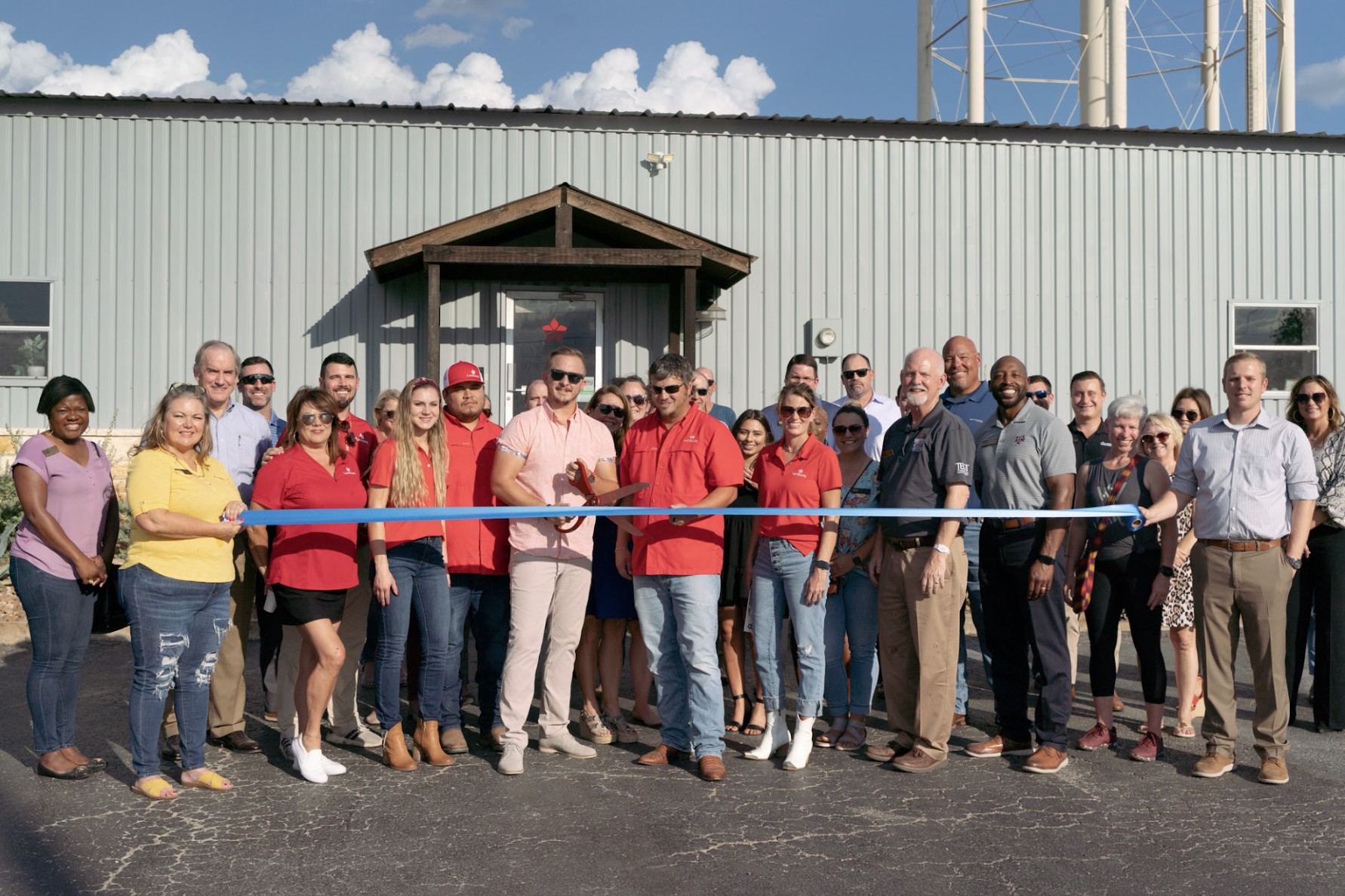 Image of Landmark team together