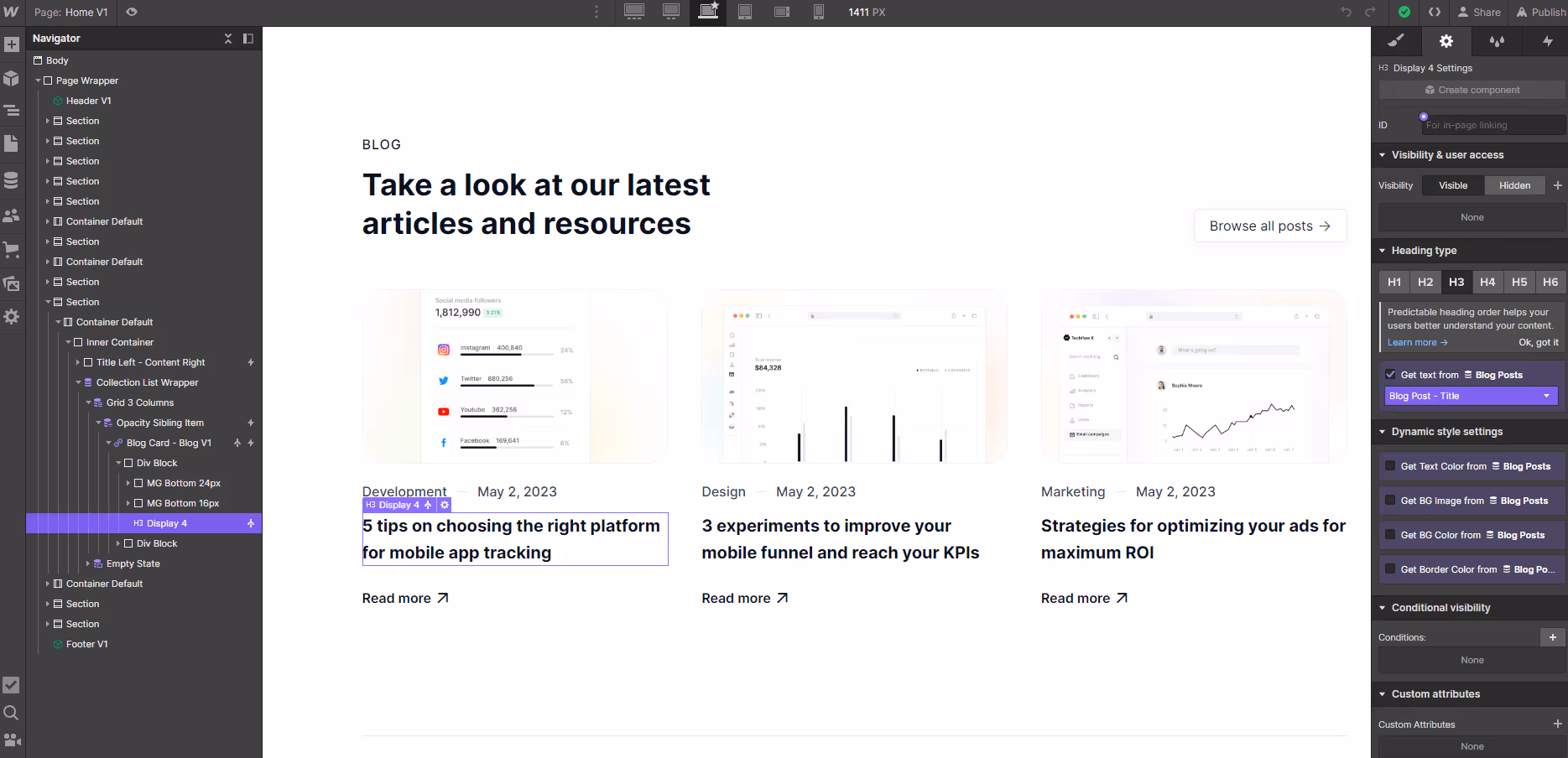 CMS Content - Techflow X Webflow Template