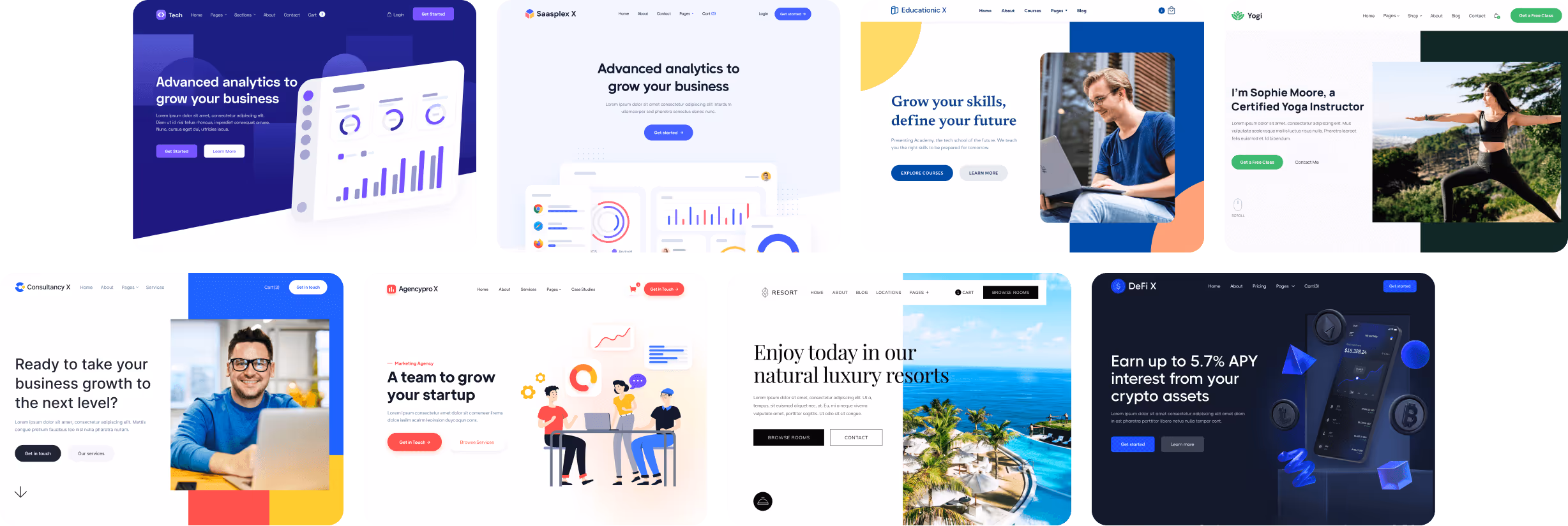 Techflow X - Brix Templates Multi Layout Saas Webflow Template