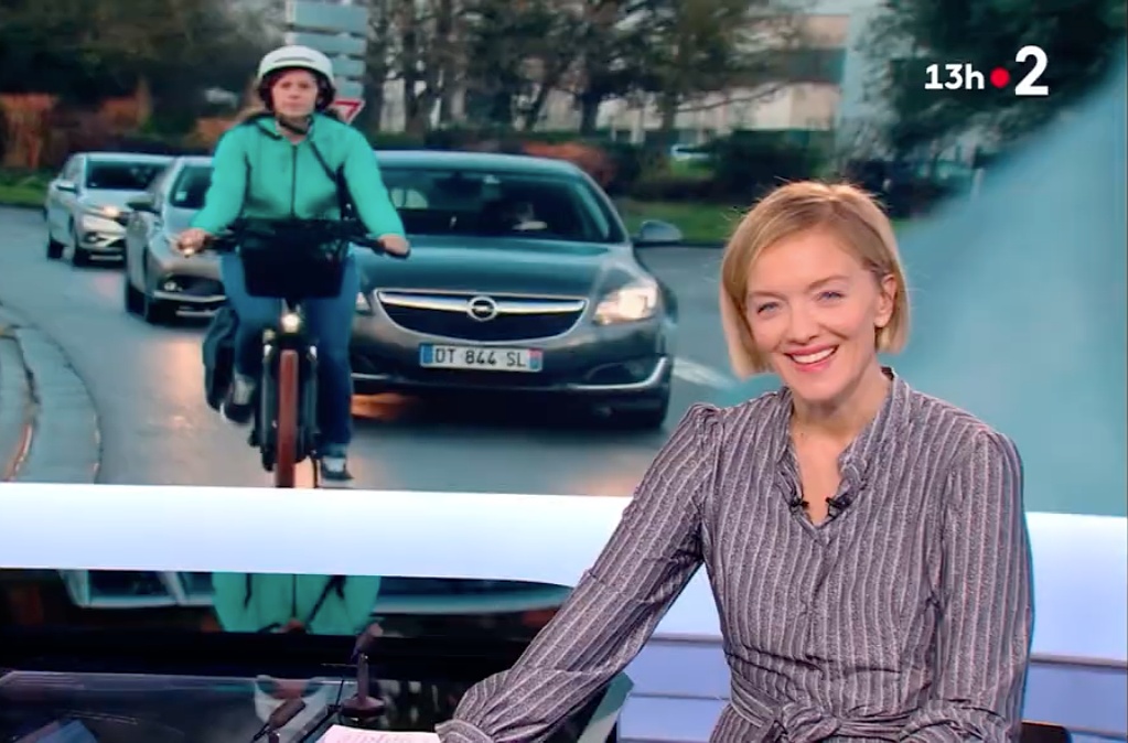 JT france 2 Tandem et ses clients à vélo