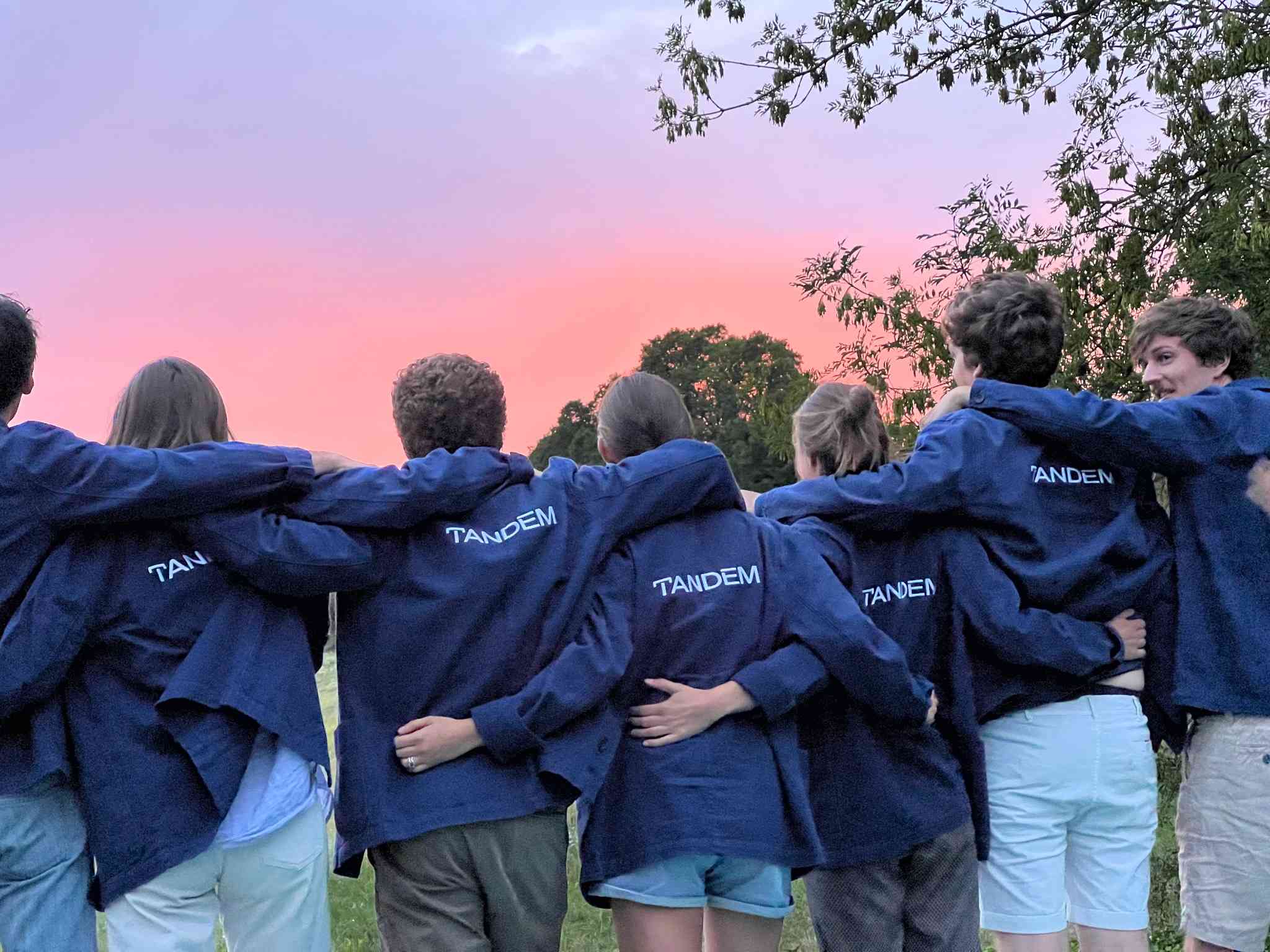 Equipe Tandem Coucher de Soleil