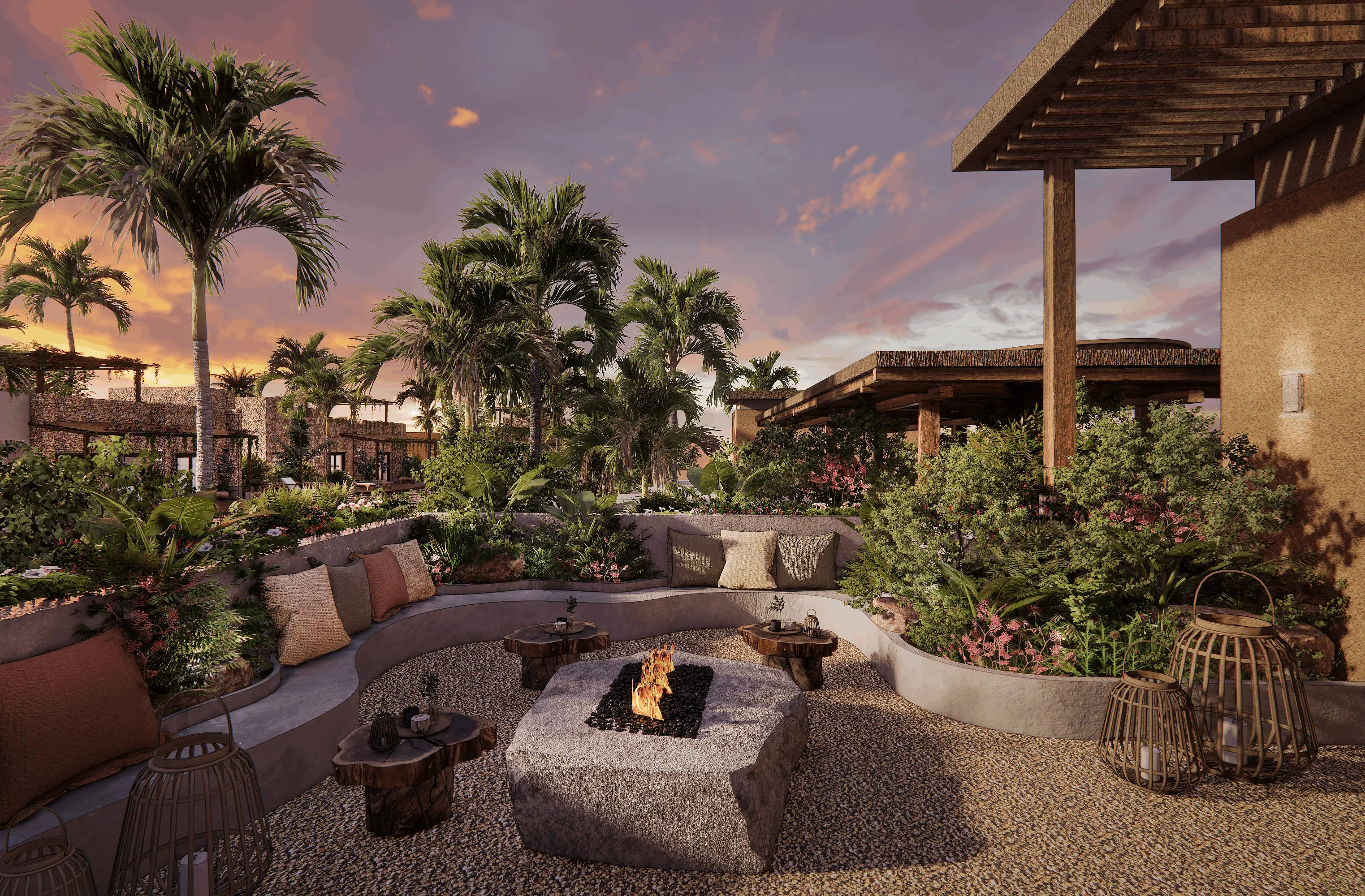 Render Zone Fire pit